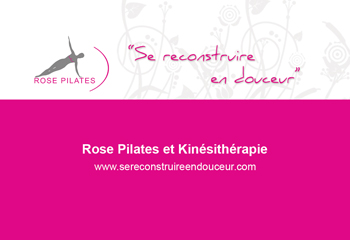 carte de visite rose pilates