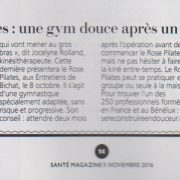 Santé Magazine Méthode Rose Pilates